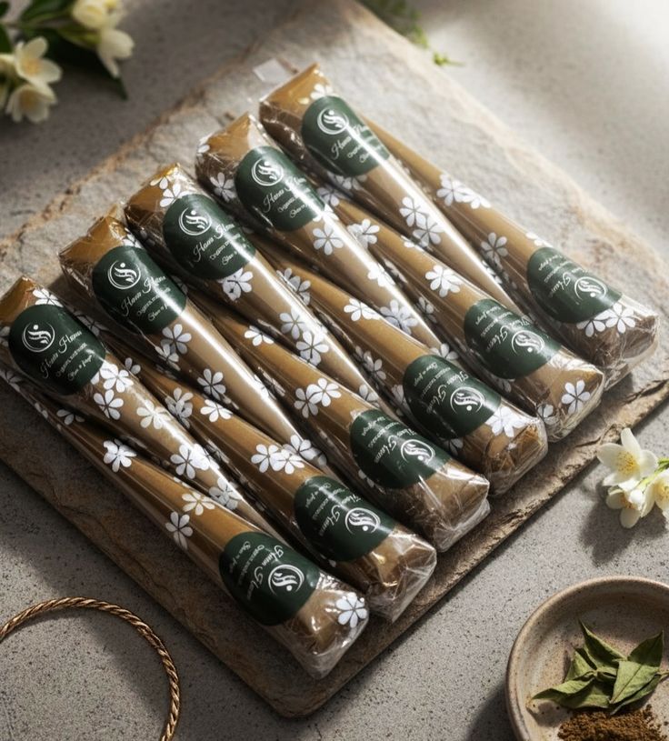 foto de cono de henna